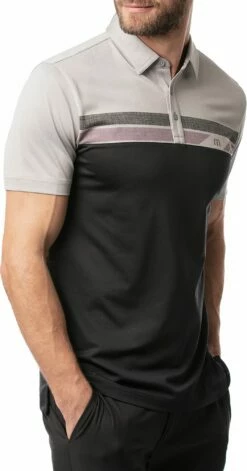 TravisMathew Men's Real Treat Golf Polo For Men Heather Light Grey -TravisMathew Sales Store unnamed file 832