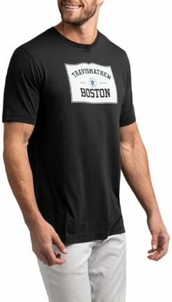 TravisMathew Men's Take The T Golf T-Shirt For Men Black -TravisMathew Sales Store unnamed file 851