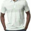 TravisMathew Men's Infinite Wishes Golf Polo For Men Heather Neptune Green -TravisMathew Sales Store unnamed file 87