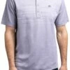 TravisMathew Men's Good Good Golf Polo For Men Heather Purple Sage -TravisMathew Sales Store unnamed file 904