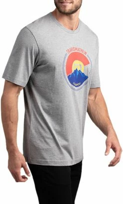 TravisMathew Men's Thin Air Golf T-Shirt For Men Heather Grey -TravisMathew Sales Store unnamed file 911
