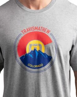 TravisMathew Men's Thin Air Golf T-Shirt For Men Heather Grey -TravisMathew Sales Store unnamed file 912