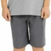 TravisMathew Boys' J Sand Harbor Golf Shorts For Boys' Heather Dark Grey -TravisMathew Sales Store unnamed file 979