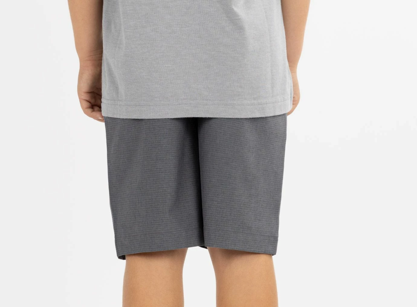 TravisMathew Boys' J Sand Harbor Golf Shorts For Boys' Heather Dark Grey 4 TravisMathew Boys' J Sand Harbor Golf Shorts For Boys' Heather Dark Grey - Image 2