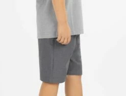 TravisMathew Boys' J Sand Harbor Golf Shorts For Boys' Heather Dark Grey 8 TravisMathew Boys' J Sand Harbor Golf Shorts For Boys' Heather Dark Grey -TravisMathew Sales Store unnamed file 981