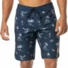 TravisMathew Men's Sweet Land Of Beer Boardshorts For Men Blue Nights