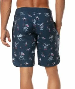 TravisMathew Men's Sweet Land Of Beer Boardshorts For Men Blue Nights -TravisMathew Sales Store unnamed file 997