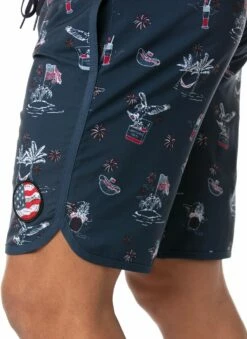 TravisMathew Men's Sweet Land Of Beer Boardshorts For Men Blue Nights -TravisMathew Sales Store unnamed file 998